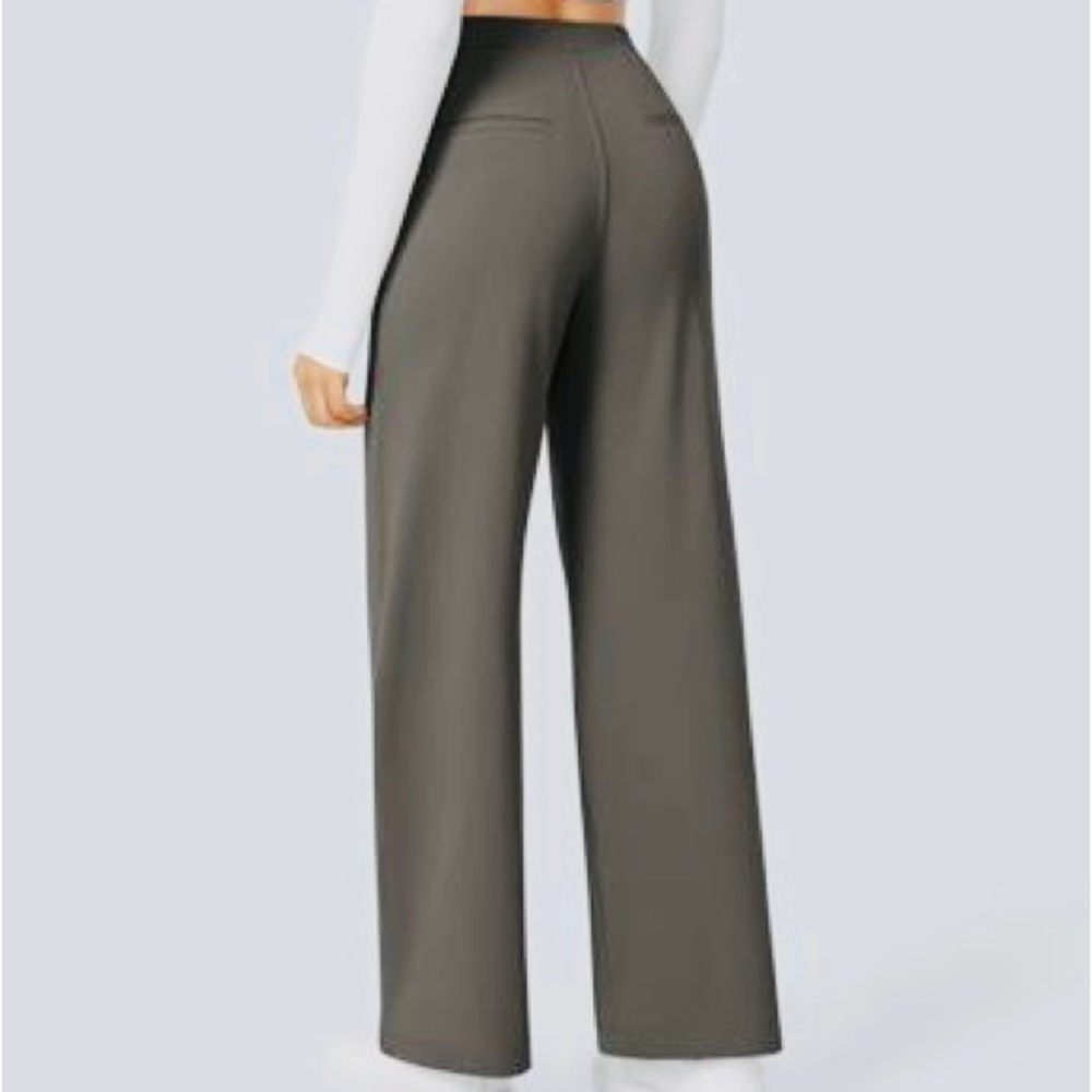 HALARA Wide Leg Pants in gray